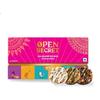 Open Secret Premium Gifts | 24 Assorted Chocolate & Dry Fruit Nutty Gourmet Cookies - (2x12)|Immunity Boosting Nuts|Healthy Food Hamper