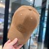 Embroidered Alphabet Baseball Cap Male Female Young Couple Student Hard Top Cap Vintage Sun Hat