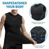 Vest Body Shape Men  Ice-Silk Slimming Vest Compression Shirts Tank Top Ionic Shaping Vest  Men