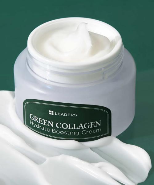 Leaders Green Collagen Увлажняющий крем для повышения упругости 50 мл