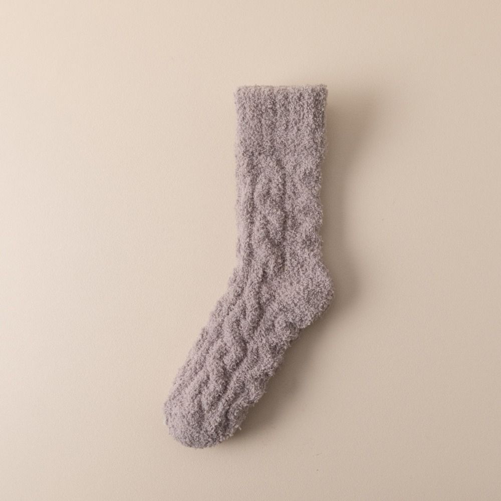 Утолщенные дышащие удобные теплые носки средней длины Harajuku Hosiery Coral Velvet Man Socks