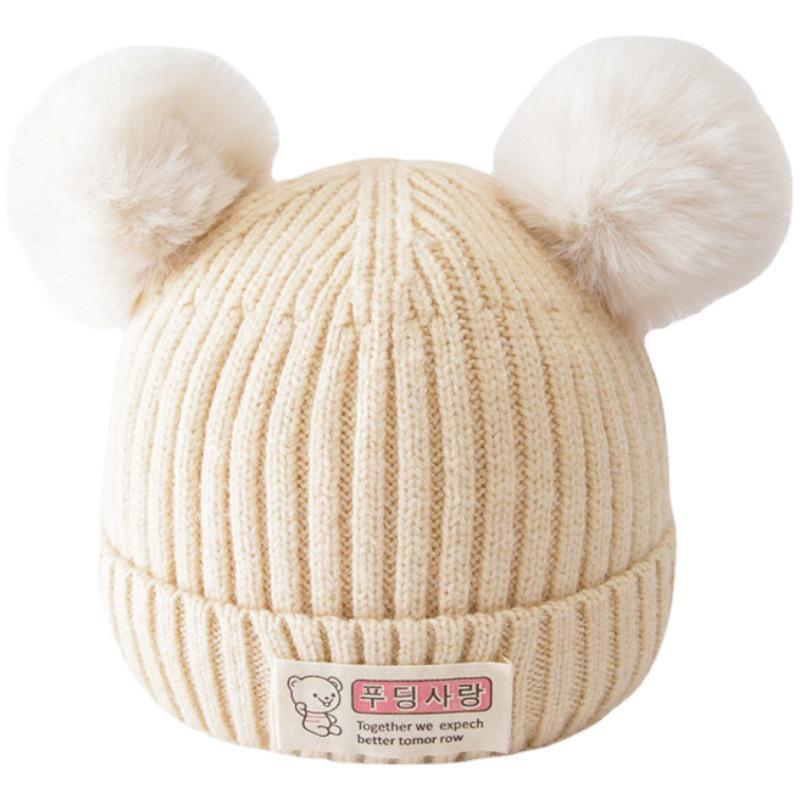 Adorable Newborn Wool Hat: Cozy Knit Cashmere for Boys & Girls, Perfect for Autumn/Winter.