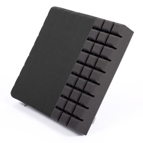 HAVARGO Thick, Breathable, High-Resilience Chair Cushion for Comfort and Comfort, 41cm Wide x 7.5cm Thick (41x41cm, Black)