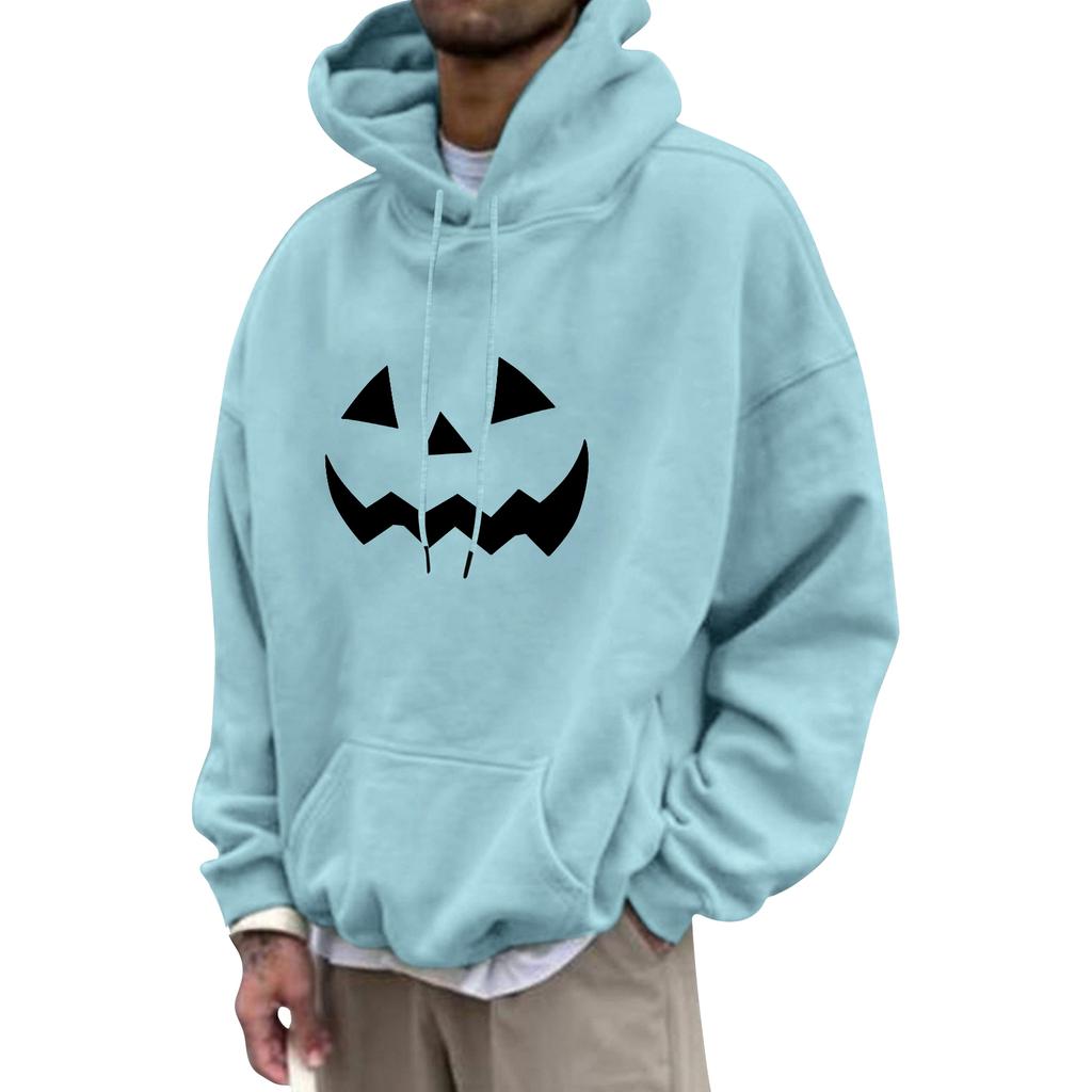 Унисекс Повседневный Модный Топ с Толстовкой на Шнурке и Принтованной Толстовкой