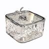 Transparent Storage Box Desktop Organizer With Press Type Lid Dressing Table Storage