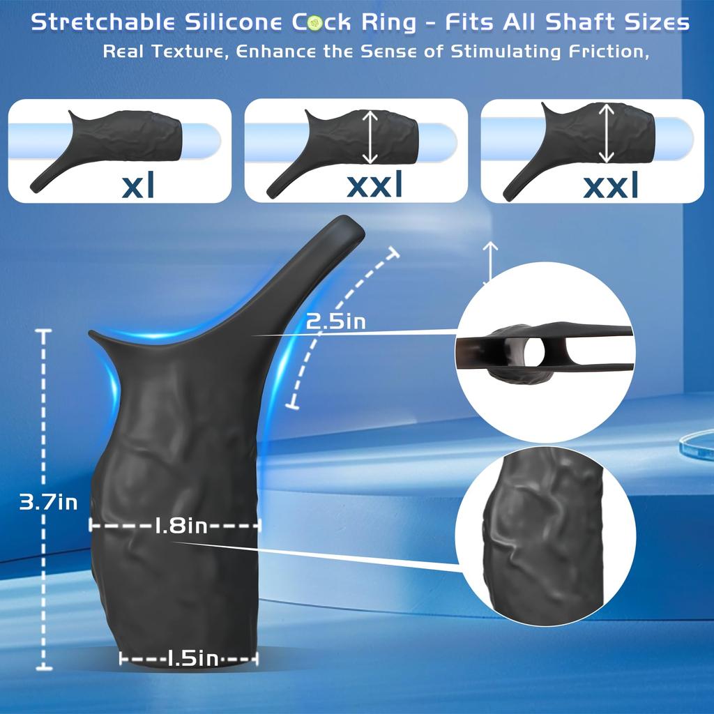 HESEKS многоразовый презерватив удлинитель пениса задержка эякуляции чехол для члена удлинитель пениса вибратор секс-игрушки для мужчин взрослых 18+