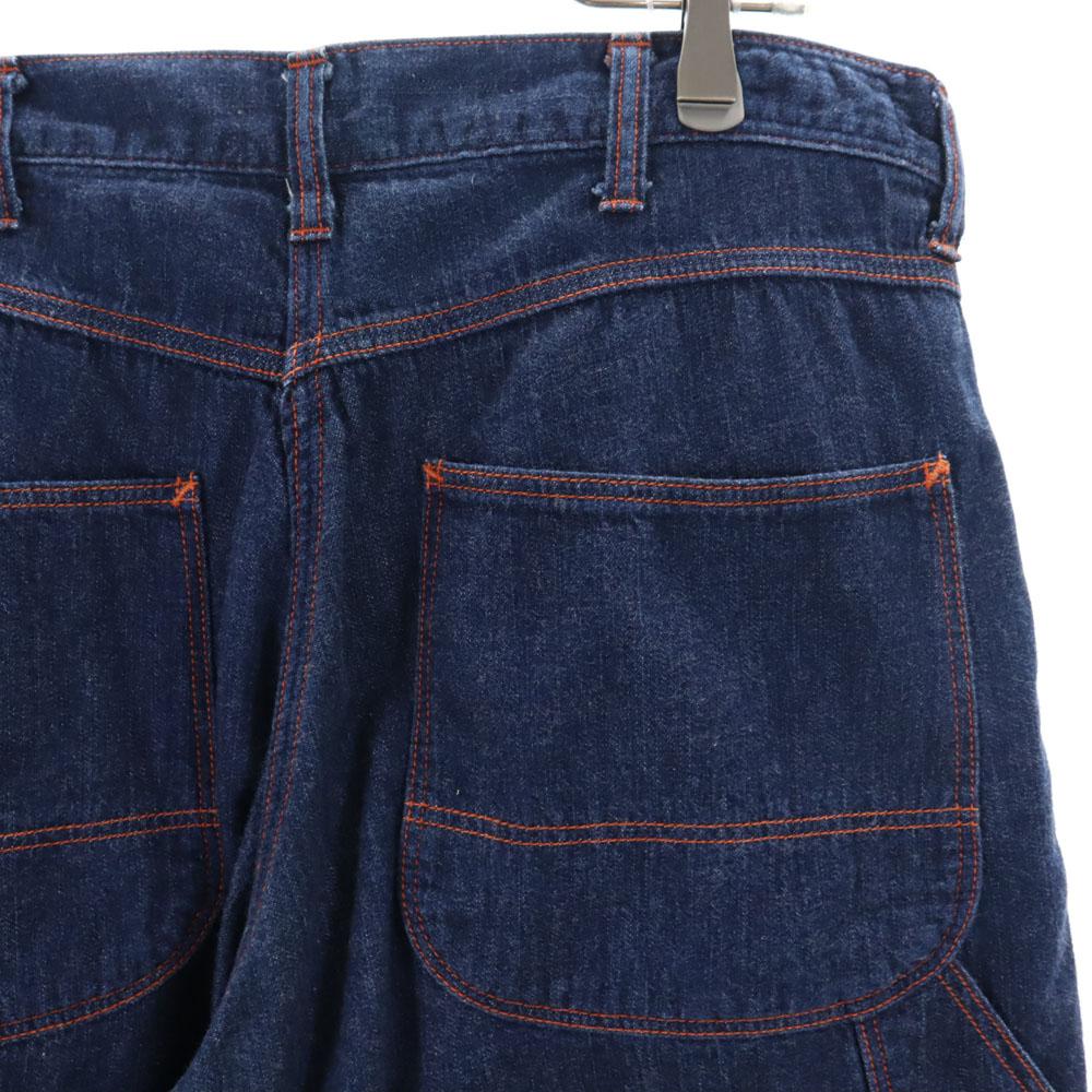 ONE-PIECEOFROCK Брюки маляра W32 Синие на пуговицах Мужские Б/У