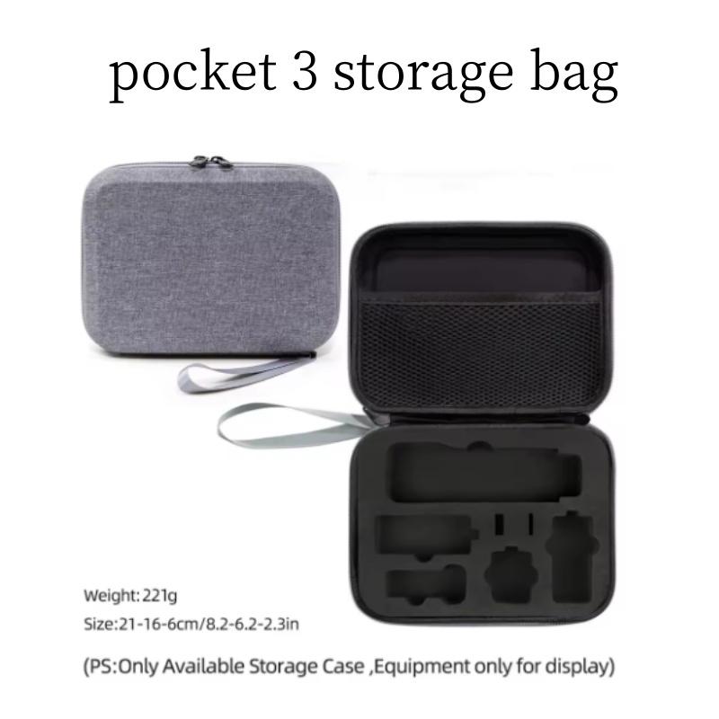 Чехол для переноски DJI Osmo Pocket 3, сумка для аксессуаров, водонепроницаемая сумка для хранения, многофункциональная портативная коробка