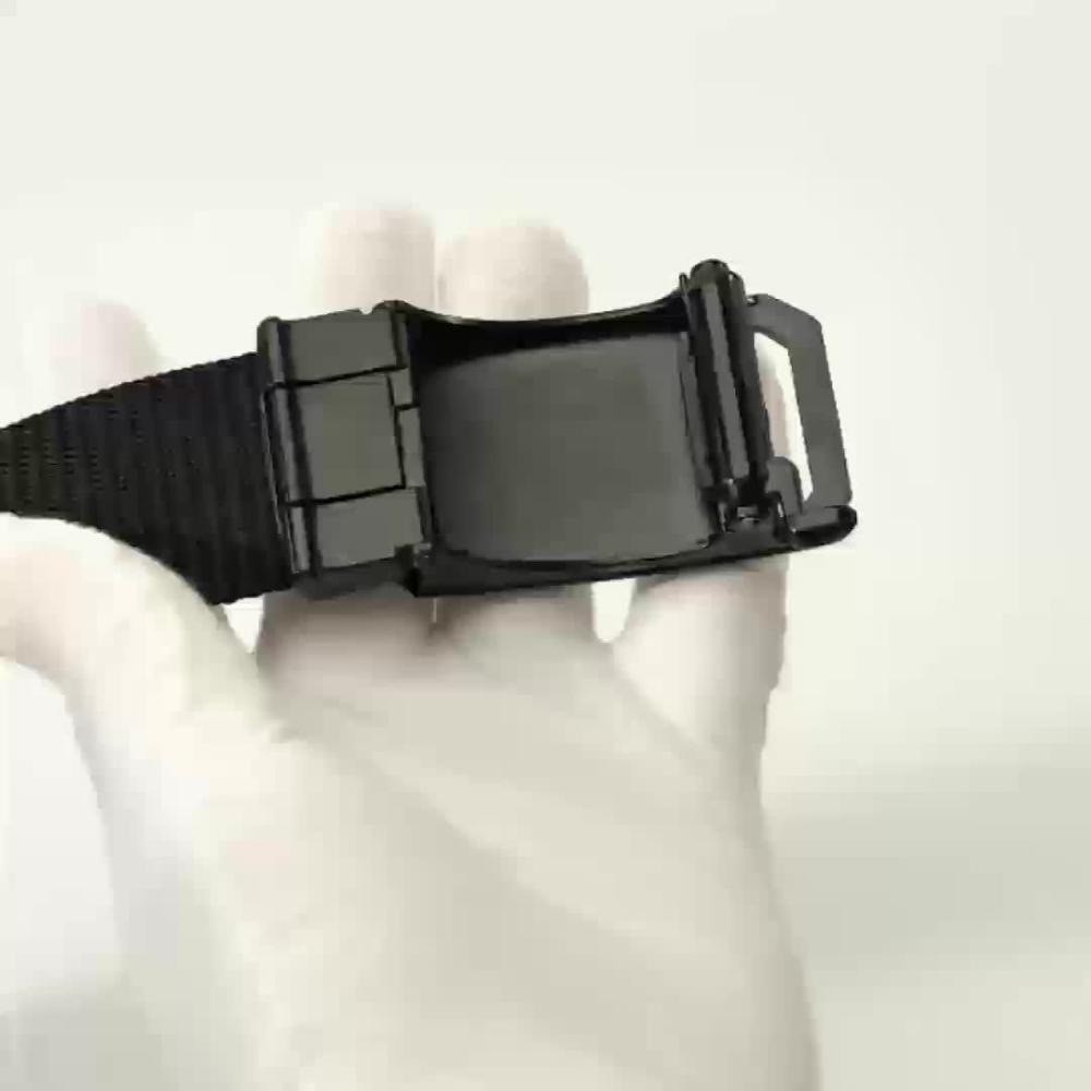 Мужской модный холщовый ремень с автоматической пряжкой - Идеально подходит для джинсов, активного отдыха и спортивных тренировок, Черный День святого Валентина