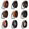 Men's 2022 Retro High-End Leather Pin Buckle Belt - Casual All-Match Waist Chain
