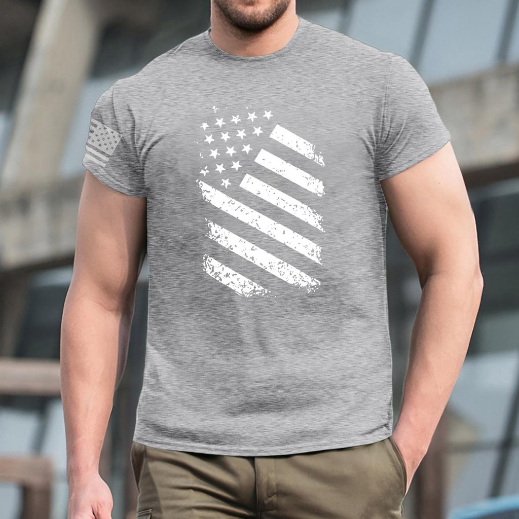 Men'S Fashionable T-Shirt, Street Casual Short Sleeved Clothing