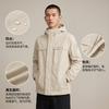 Timberland FW24 Waterproof And Windproof Windbreaker Jacket Men's Light Brown A695W-EFL