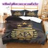 AFA  football Pattern Bedding,Quilt Set Quilt Cover Pillowcase Home Birthday Gift (1*duvet cover+2*pillowcase,without core)