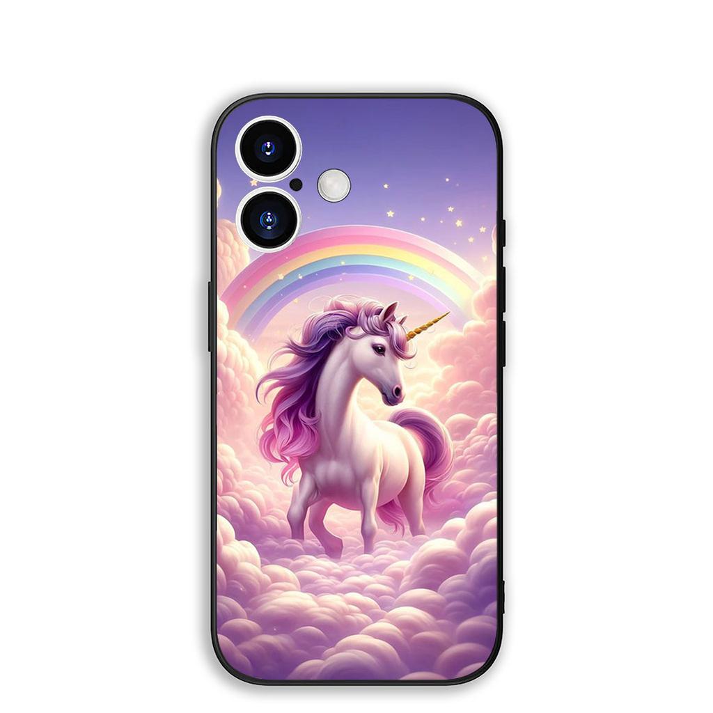 for Motorola Moto G86 G57 G67 G24 G15 G54 Power G13 G14 G34 G35 G45 G60 G53 G55 G64 G75 G72 Phone Case Unicorn Cartoon Horse