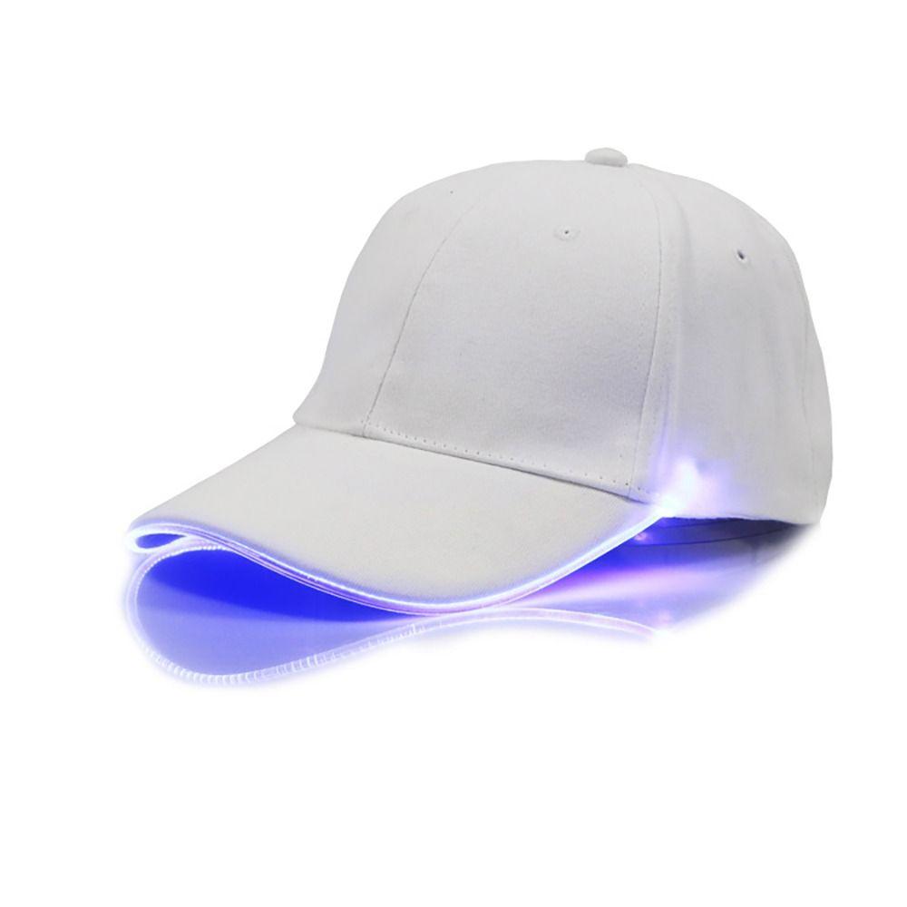 Sunscreen LED Light Baseball Cap Adjustable Hip-hop Luminous Hat Livehouse