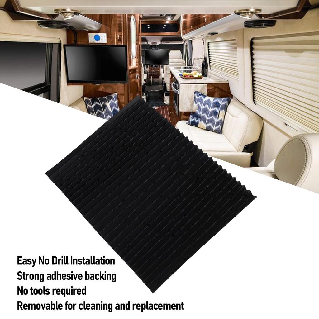 RV Replacement Blinds Pleated Touch Fastener Sun  Non Woven Fabric RV Blinds Shade for Travel Trailer Motorhome