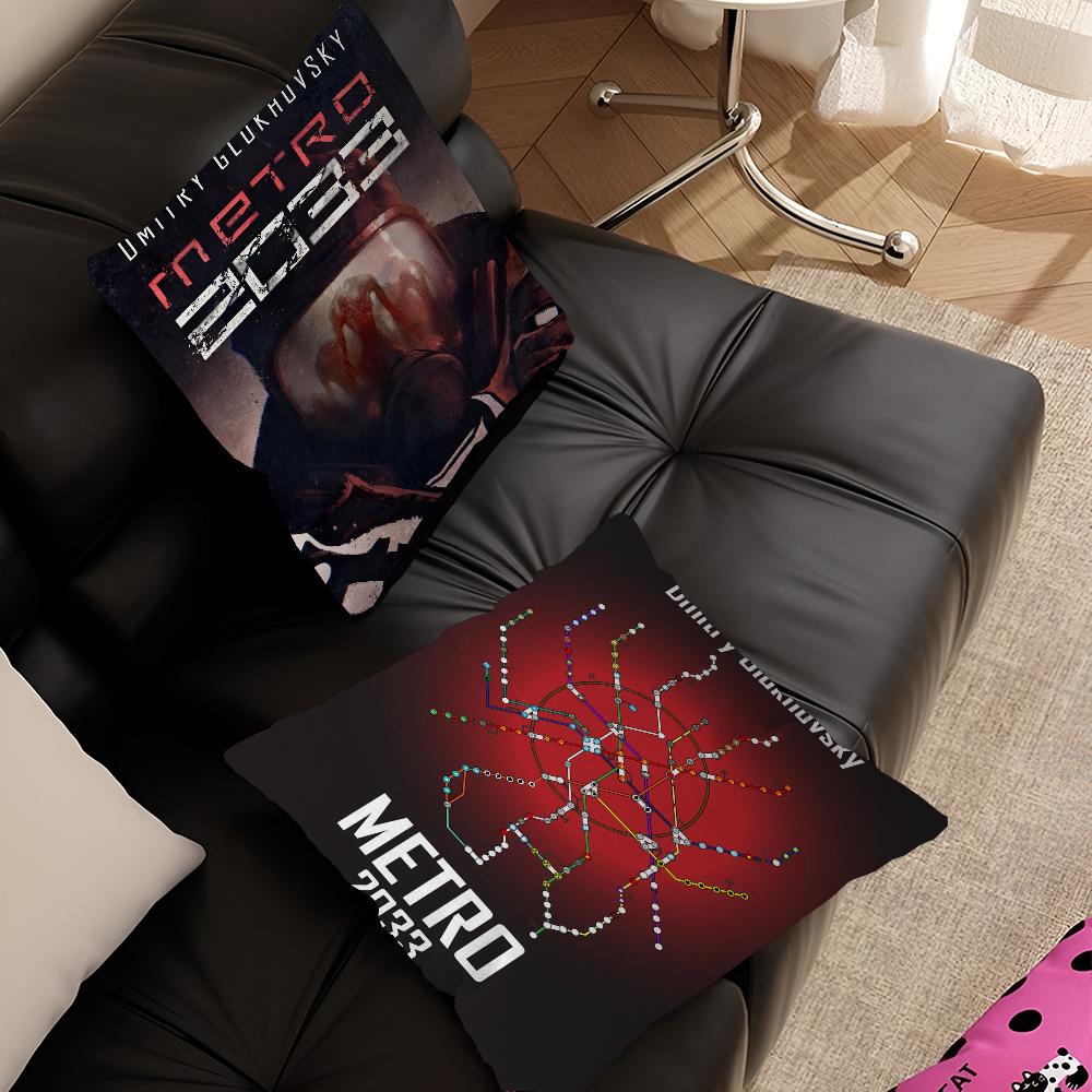 M-Metro 2033 Аниме Видеоигра Наволочка Мультяшный Подарок Чехол для Подушки Спальня Дом Диван Стул Сиденье Декор Наволочка
