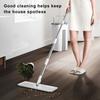 Flat Squeeze Mop Bucket Set with Long Handle 360-Degree Rotation Dry Wet Use Tile Floor Cleaning Mop with Wringer Kit
