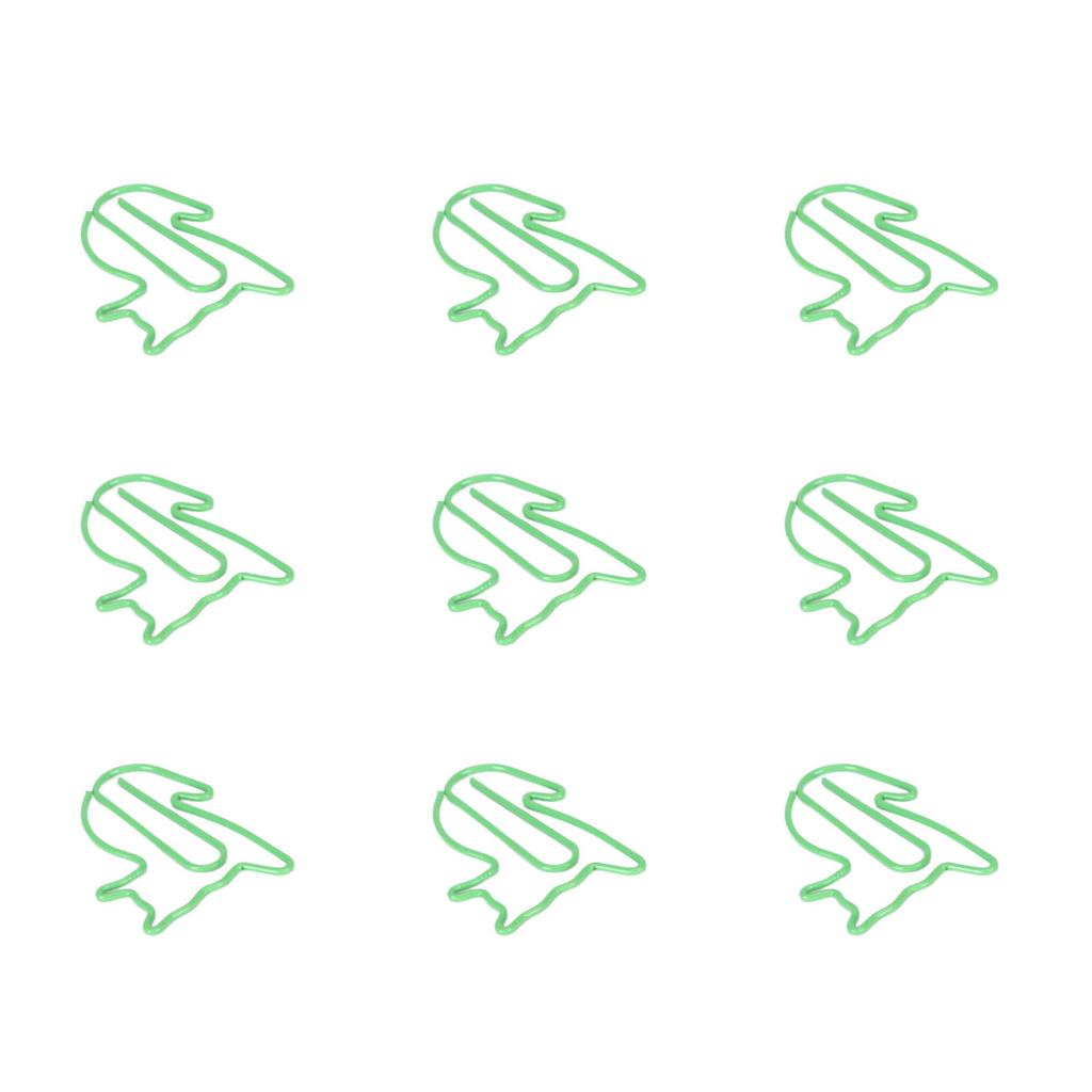 100 шт. Зеленые милые скрепки в форме кошки, забавные закладки, органайзеры для документов, забавный план закладок