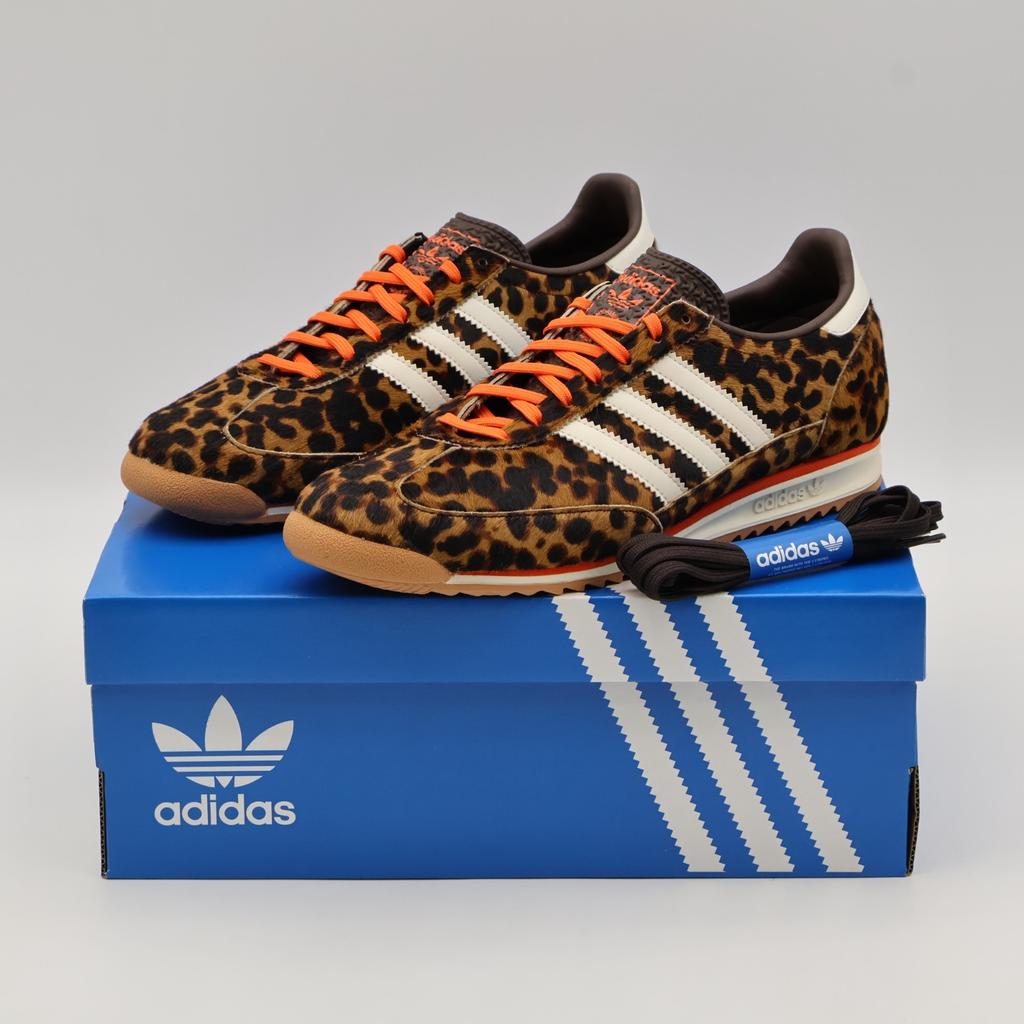 JI0189 adidas Originals SL72 OG Темно-коричневый Бело-кремовый Полуяркий Оранжевый(Женский)