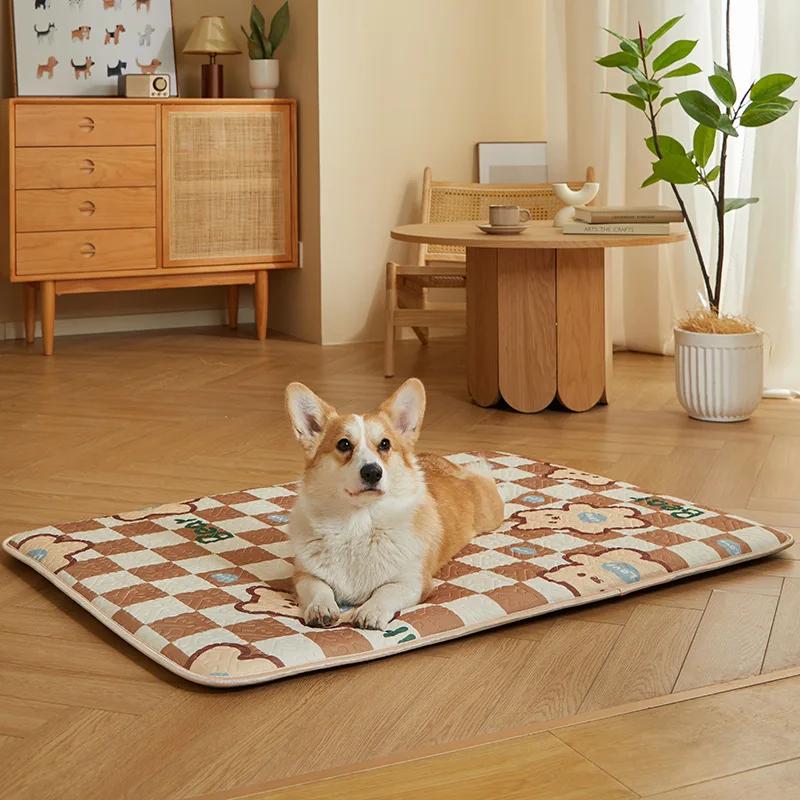 Теплое спальное место для маленькой собаки, подстилка для будки, кровать для собаки тедди, золотистого ретривера, диван, коврик для сна для питомца