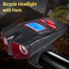 Велосипедный головной фонарь со спидометром, беспроводной звуковой сигнал, 2000 мАч, водонепроницаемый велосипедный спидометр