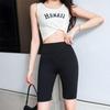 Женские укороченные брюки для йоги с высокой талией, леггинсы, спортивные шорты