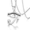Silvora Eye of Horus Eye of Ra Necklace Silver 925 Women Men Egyptian Accessories