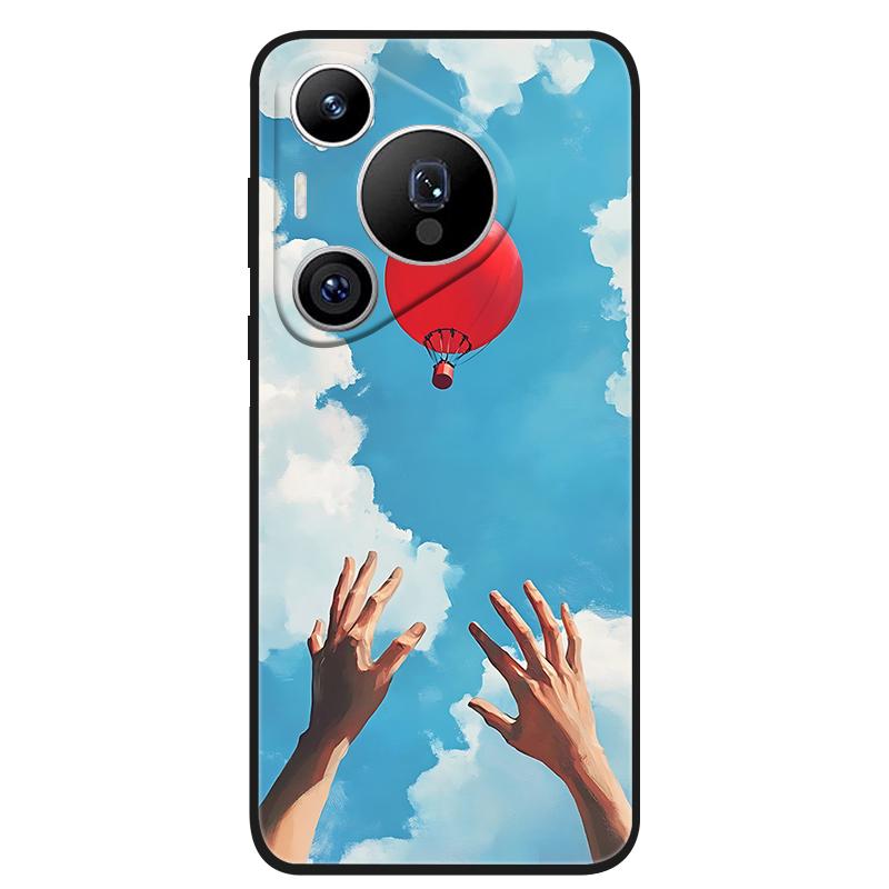 For Huawei Pura 70 Pro Case Black Matte TPU Silicone Phone Cover for Huawei Pura 70 Pro Plus Ultra Soft Cases Coque Pura70 70Pro