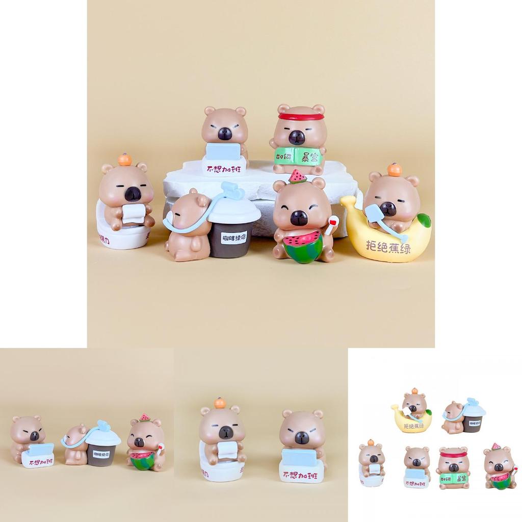 Капибара Blind Box Коллекционная фигурка из ПВХ для фанатов аниме
