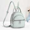 Stylish High-quality Macaron Color Backpack Fashionable Versatile Handbag With Zipper Closure