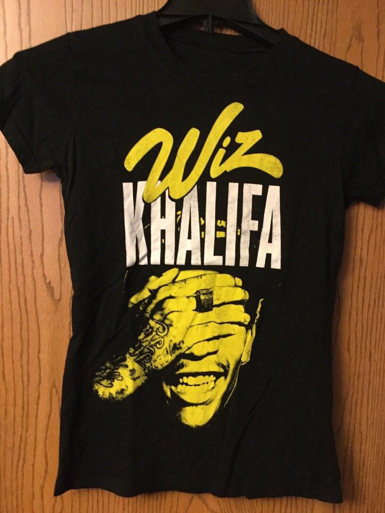 Поза Wiz Khalifa Футболка с коротким рукавом Черный цвет Размер от S до 4XL BL1119