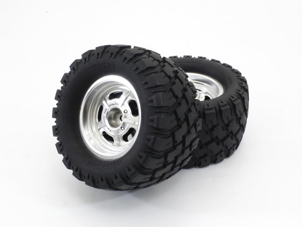 Kyosho Tire Wheel Set Wagon for RC Parts KBTH001SC Pre-Glued & (Mad VE/Satin C/2-Pack) Models,