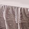 Bonenjoy Кровать юбка однотонный покрывало кружевной стиль покрывало falda de cama дружественный для кожи протектор матраса (Нет наволочки)