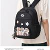 Schoolbag Korean version of simple ins transparent pain bag high value junior high school college student schoolbag niche design wear-resistant