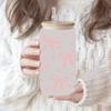 Новая Прозрачная УФ DTF Наклейка-Трансфер Водонепроницаемая Тема с Бантиками Наклейки на Стакан Мультяшные DIY Обертки для Стаканов Libbey Для Стакана 16 унций
