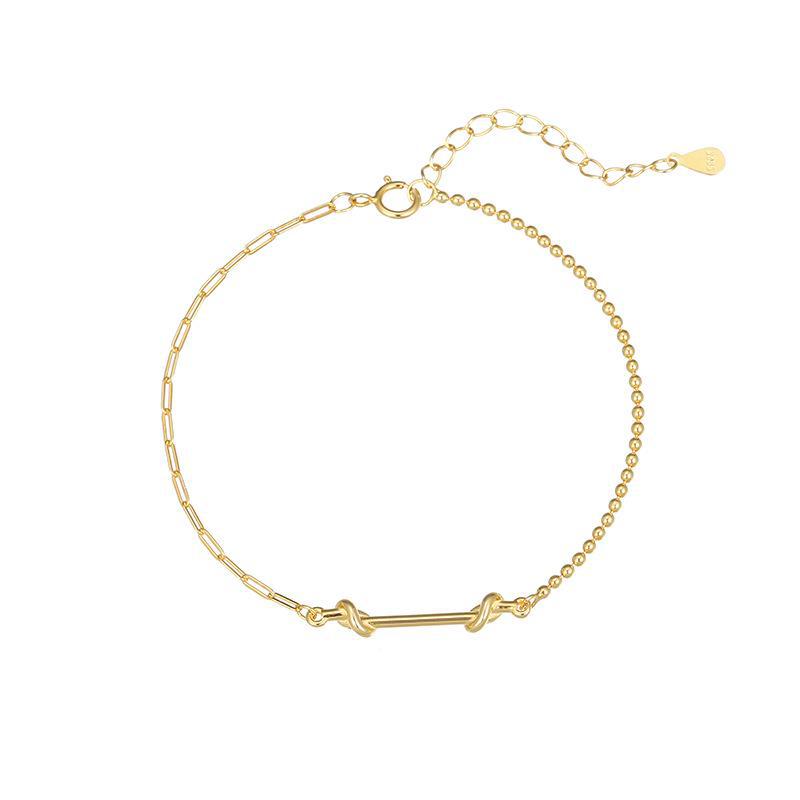 Banyan Tree S925 Серебряный корейский узелковый женский браслет - ювелирные изделия высокого класса в стиле нишевого дизайна