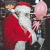 Christmas PVC Inflatable Santa Claus Fake Belly Cosplay Role-play Party Prop April Fool's Day Spoof Pregnant Women Fake Belly