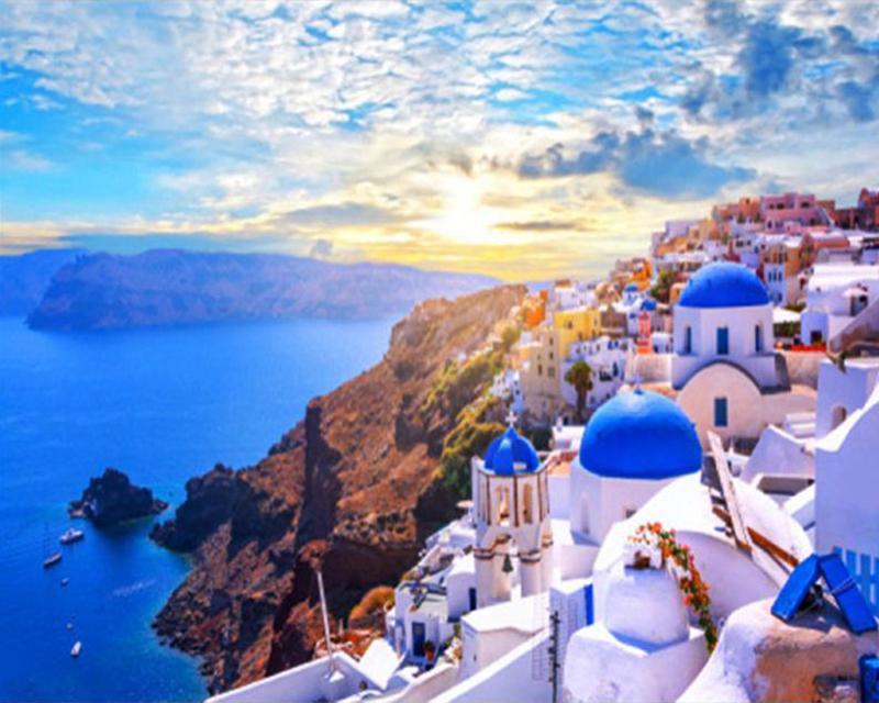 5D алмазная живопись дом картина горный хрусталь Алмазная вышивка пейзаж полный квадратный круглый ремесленный декор для дома