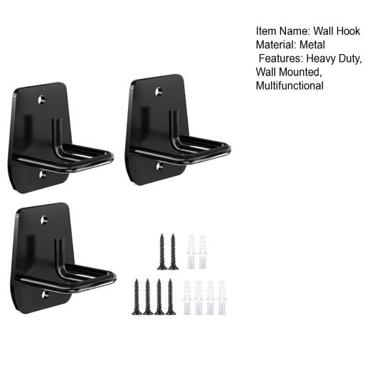 3 шт. настенный крючок для эспандера с винтом, прочный металлический домашний спортзал, силовая лента для тренировок, ремень для утяжеления тела, потолочная настенная вешалка