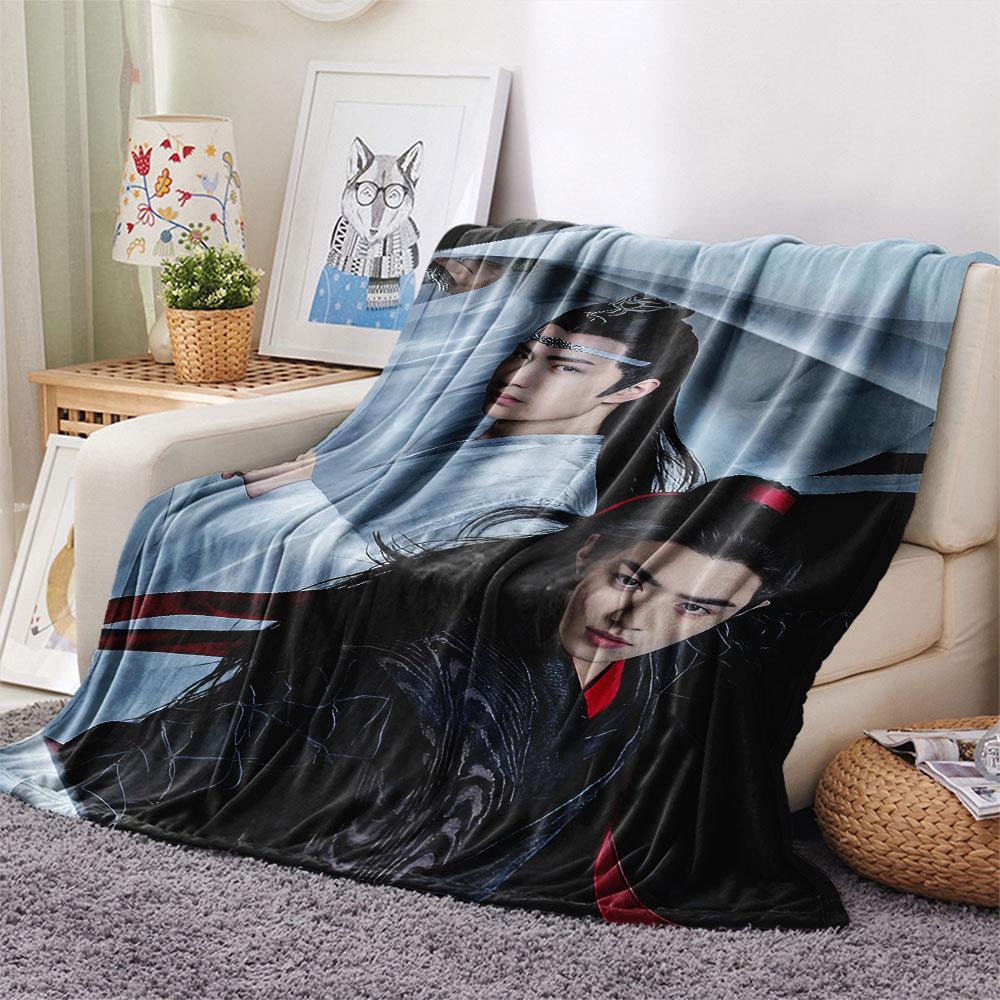1PC Drama The Untamed Patterned Flannel Blanket Suitable For All Seasons for Home Decor Warmth and Comfort Gifts Holiday Present