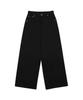 AMES-WORLDWIDE Overfit Cotton Pants Black