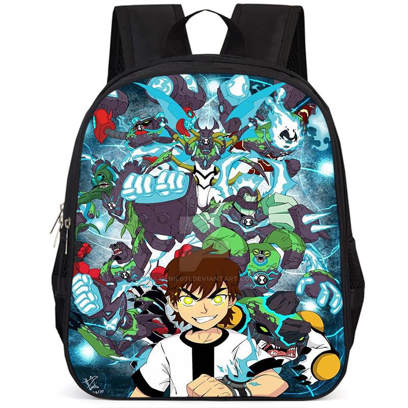 Школьный рюкзак Ben10, 15 дюймов, большой вместимости, легкий, из Оксфорда, для детей