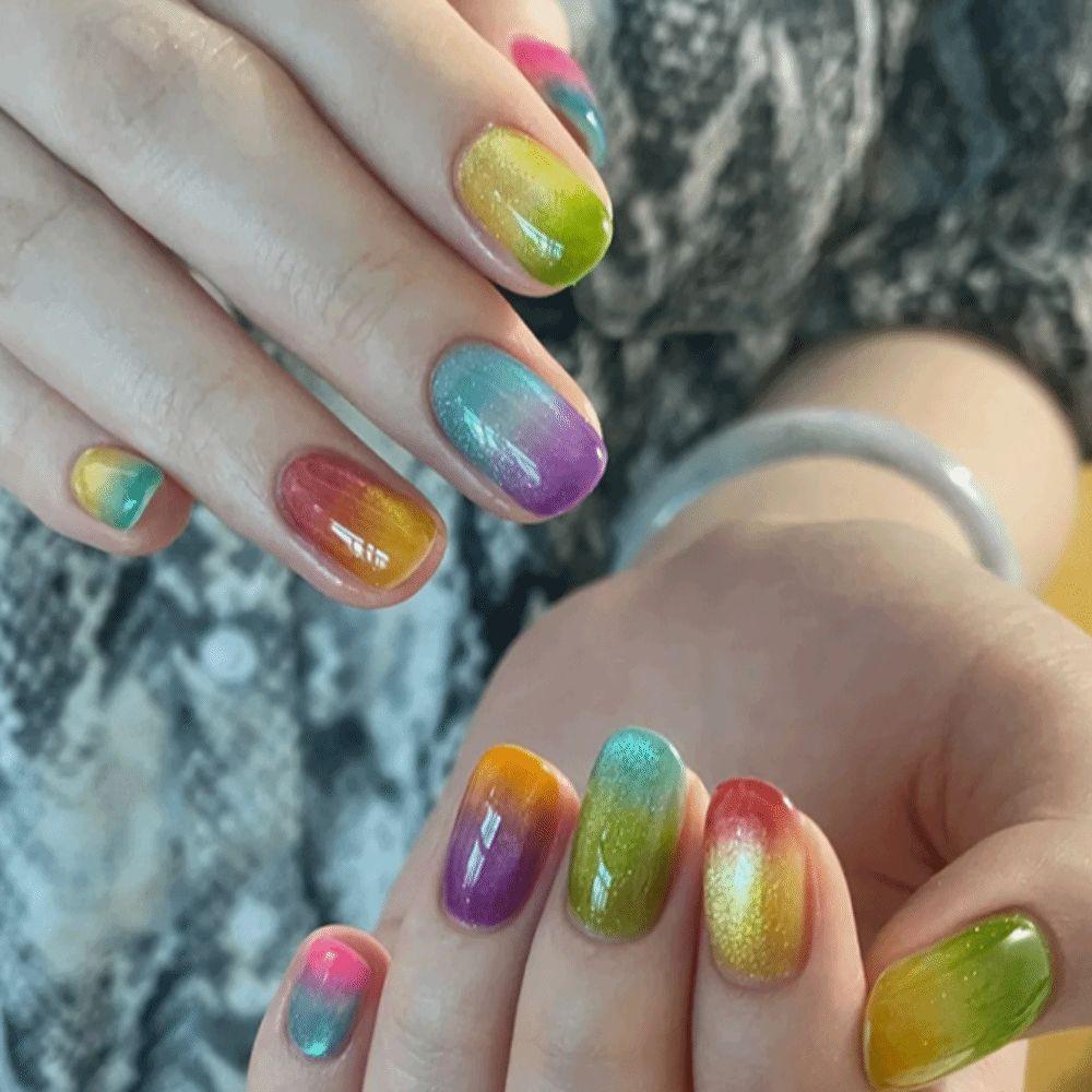 Highly Saturated Nail Art Sponge Gel 4/9/12 Color Pigment Gel for Nail DIY Nail Art