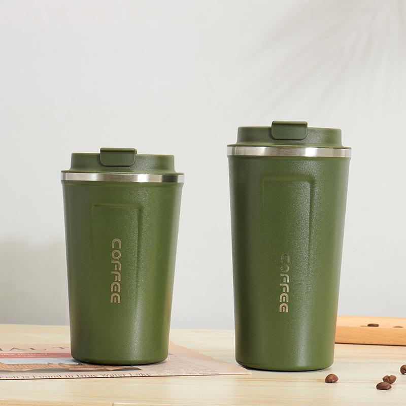 380/510ML Double Stainless Steel Thermo Cafe Coffee Cup Travel Thermal Mug Leak-Proof Thermos Bottle Tea Coffee Mug Vacuum Cups