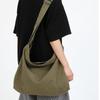 Large Capacity Canvas Crossbody Bag Retro Tote Bag Fashion Messenger Bag  Travel
