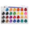 28 Colors Solid Pigment Paints Portable Art Painting Powder Set for Watercolor Gouache