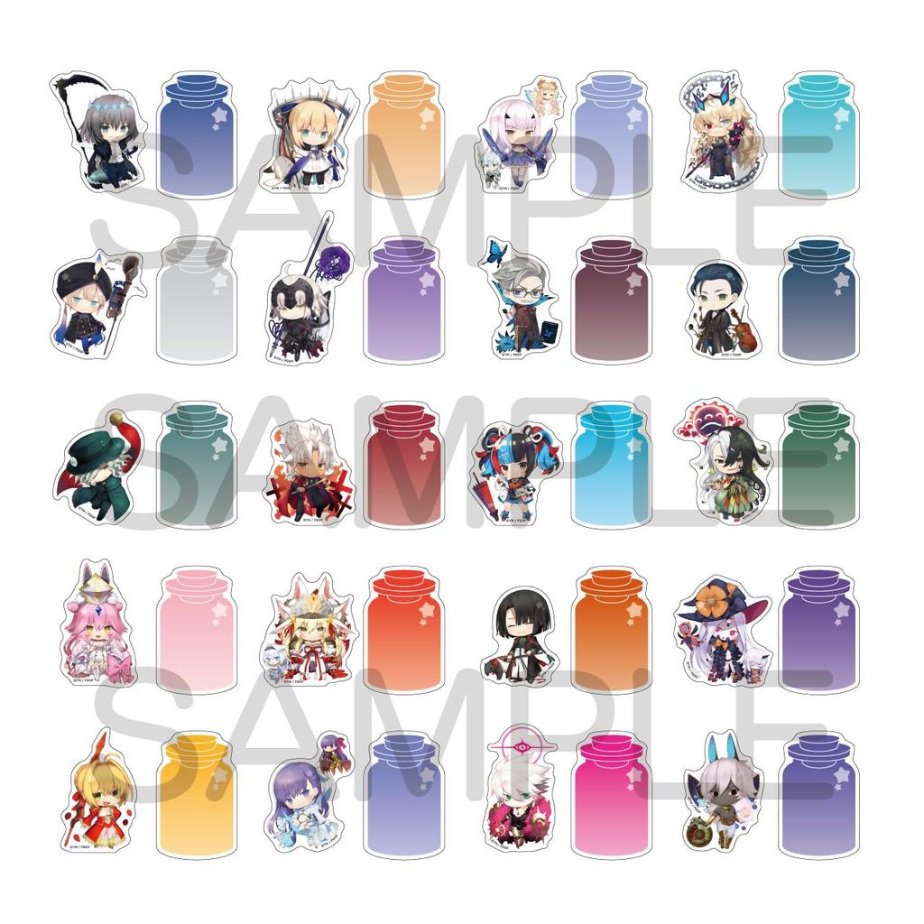 Algernon Product Fate/Grand Order Charatoria Sticker Set Vol.2 1 Box (various Sizes Within H84 X W55mm) Clear Stickers