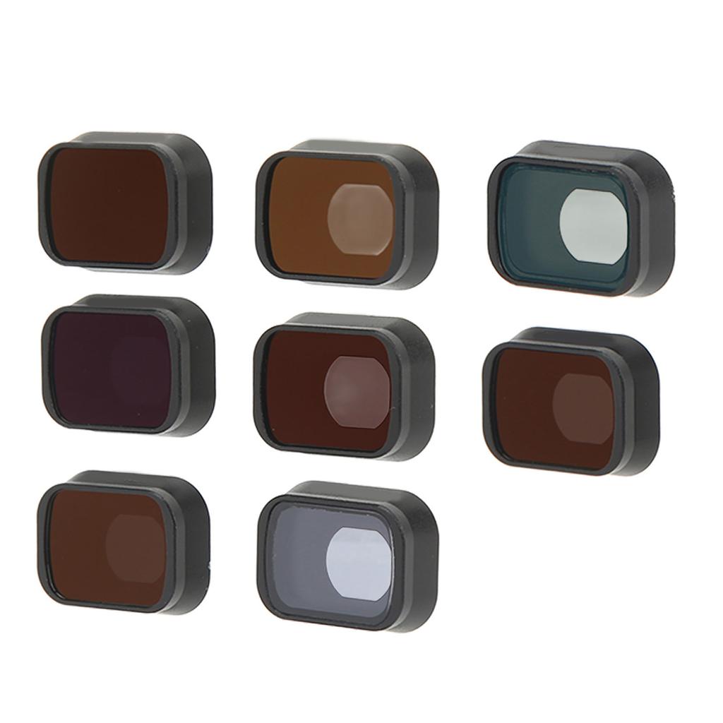 8Pcs Drone Camera Lens Filter Aluminum Alloy CPL ND8 ND16 ND32 ND64 ND256 ND1000 Night for Mini 3