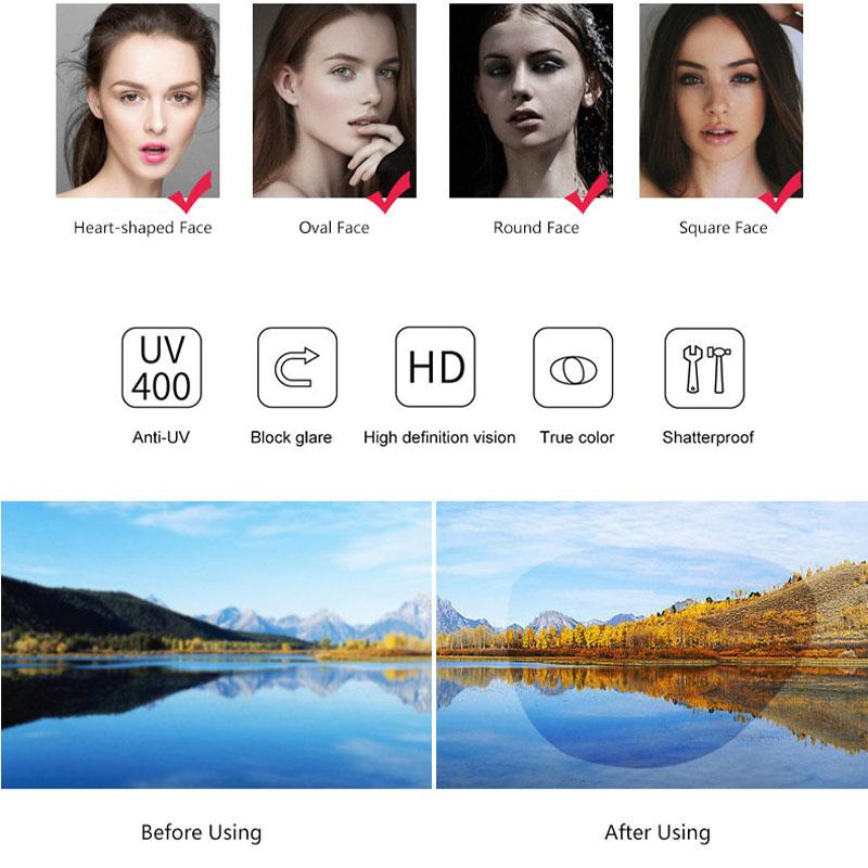 Модные дизайнерские солнцезащитные очки Новые большие квадратные женские солнцезащитные очки Женские с большой оправой Цветные линзы для женщин Oculos